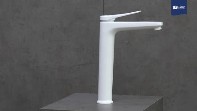 Смеситель Lemark Bronx LM3709MW для раковины монолитный смотреть онлайн