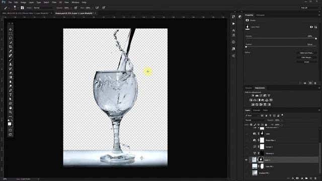 Обработка Бокала | Секреты и Уроки Фотошопа №25 | Фото Лифт смотреть онлайн