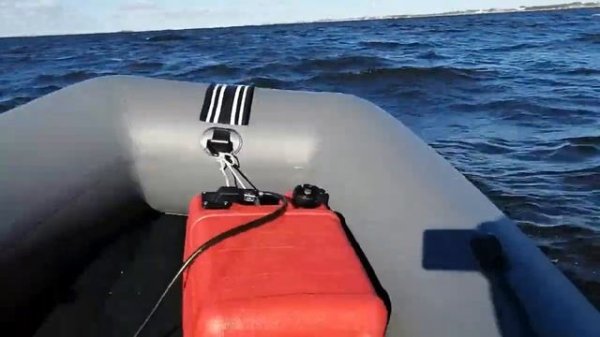 Лодка Fregat 330 Air и мотор Gladiator 9.8 в свежий ветер