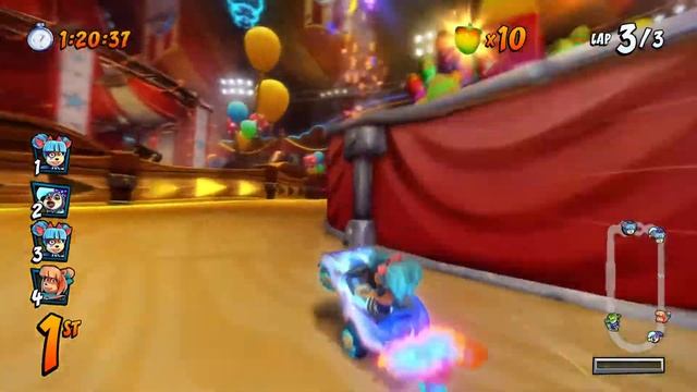CTR Nitro-Fueled - Circus Megumi gameplay #2 (Online) смотреть онлайн