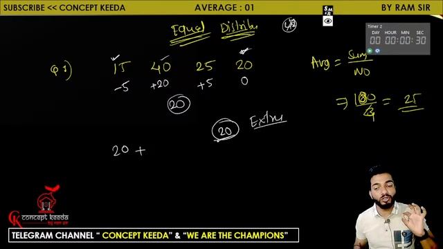 AVERAGE PART 01 BY RAM SIR | FROM NOVICE TO NINJA SERIES | #arithmetic #average #averageproblems смотреть онлайн