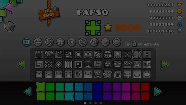 Как получить все кубы в Geometry Dash.