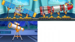 Космический транспорт для детей. Запуск ракеты | Развивающий мультик для детей о космосе