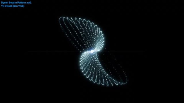 Dyson Swarm Pattern: nx1, made with Blender 2.92 смотреть онлайн