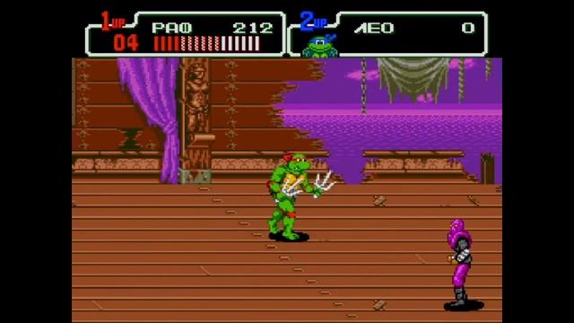 СУПЕР ИГРА ЧЕРЕПАШКИ НИНДЗЯ | Прохождение на Sega. 2 часть смотреть онлайн