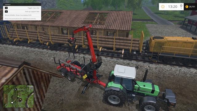Farming Simulator 15 - Season 1 - Episode 18 - I buy a Ponsse Scorpion!! смотреть онлайн