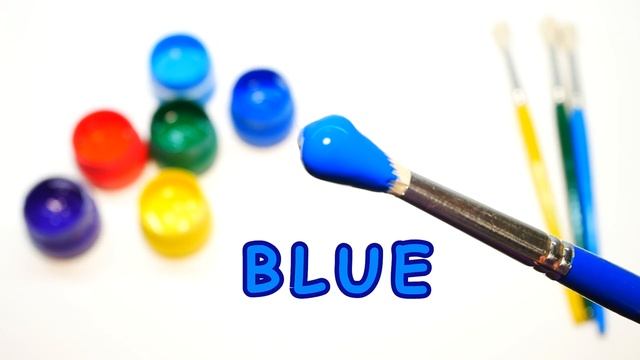 Раскрашиваем пальчики красками и учим цвета на английском языке Детская Песенка про пальчики смотреть онлайн