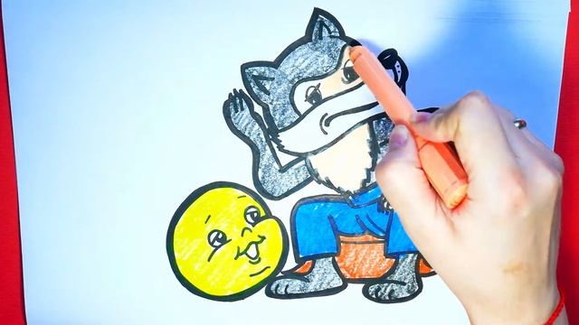 Сказка Колобок Мультик Раскраска смотреть онлайн