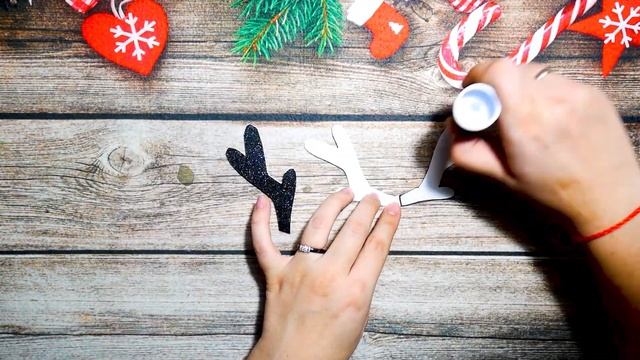 Новогодняя Маска Олень Рудольф | Бумажные Поделки Быстро и Просто Своими Руками смотреть онлайн