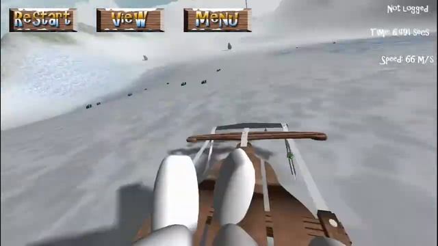 Разные игры : Симулятор санок или Extreme Luging 3D смотреть онлайн