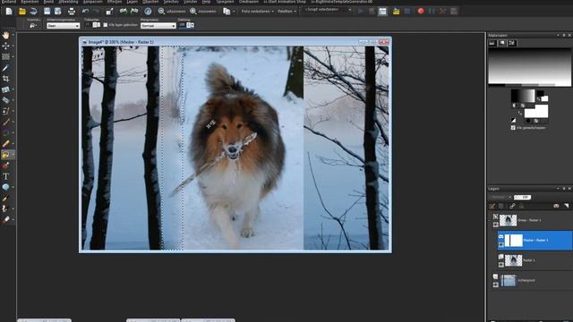 Paint Shop Pro x4 Les 32 Blenden met het maskerlaag.wmv смотреть онлайн