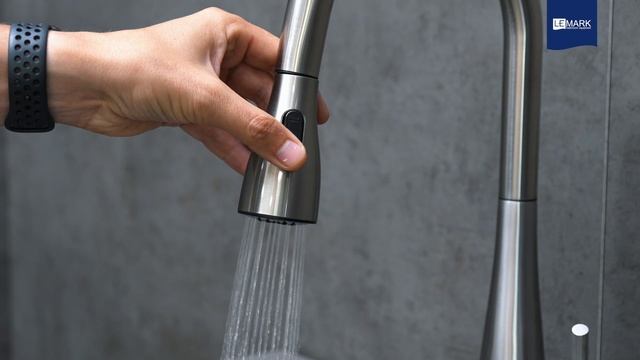 Смеситель для кухни с выдвижным LEMARK поворотным изливом EXPERTLM5084S смотреть онлайн