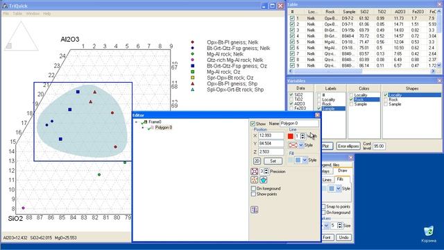 Тройные диаграммы в TriQuick смотреть онлайн