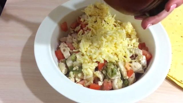 TAVUKLU QUESADILLA (Мeksika Mutfagi) / Кесадилья с курицей