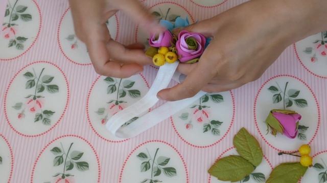 Children's Headband Made Of Foamiran / Детская повязка на голову  из фоамирана / DIY TSVORIC