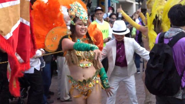 ファン歓喜!ウニアンは今も昔も最高!!伝説の紫姫も♡あづま通り商店街でのウニアン!女子大生のサンバ高円寺フェス2023