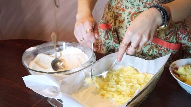 Semolina Apple Pie/ Simple cooking with Julia Ride смотреть онлайн