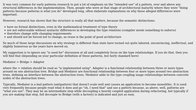 What's the difference between a bridge, a mediator and a wrapper? (3 Solutions!!) смотреть онлайн