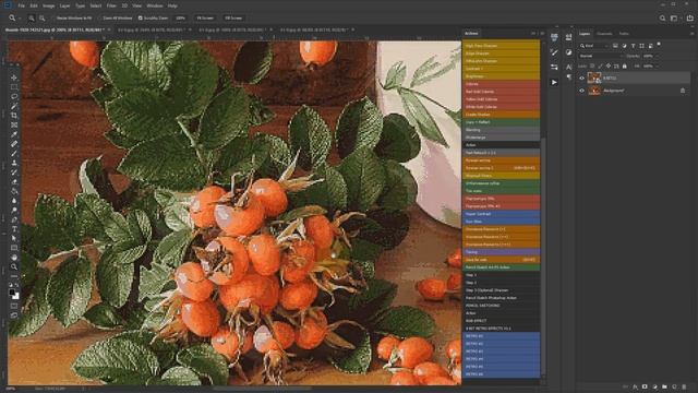 Ретро эффекты в фотошопе с помощью бесплатных экшенов AXIS 8BIT | Уроки Фотошопа | Фото Лифт смотреть онлайн