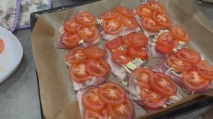 Мясо по французски из свинины в духовке / Готовим свинину с картофелем и помидорами