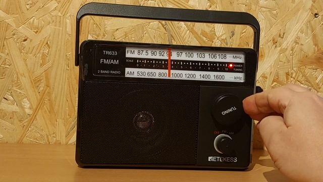Retekess TR-633 MW scan смотреть онлайн