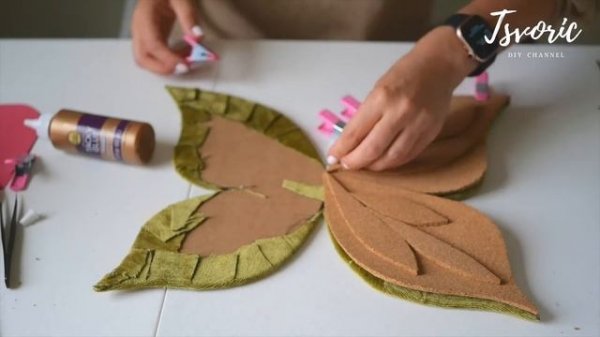 Декор в форме бабочки / DIY TSVORIC