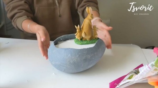 Весенняя композиция с цветами / DIY TSVORIC