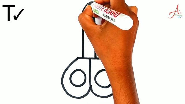 How to draw Caesar from letter T || Caesar drawing || letter drawing easy смотреть онлайн