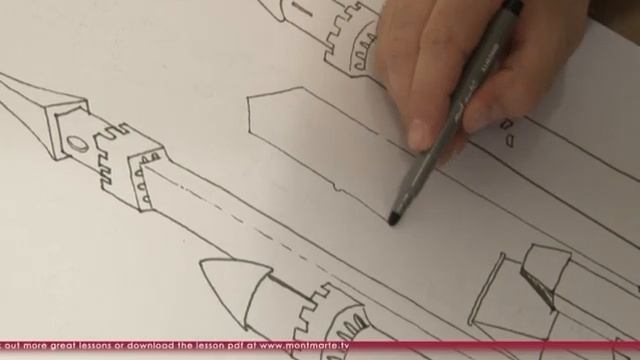 Art Lesson: How to Draw a Fantasy Castle смотреть онлайн