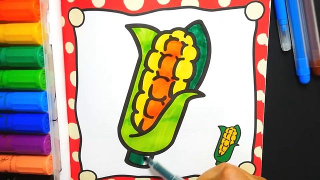 Menggambar dan mewarnai sayur dan buah untuk anak anak смотреть онлайн