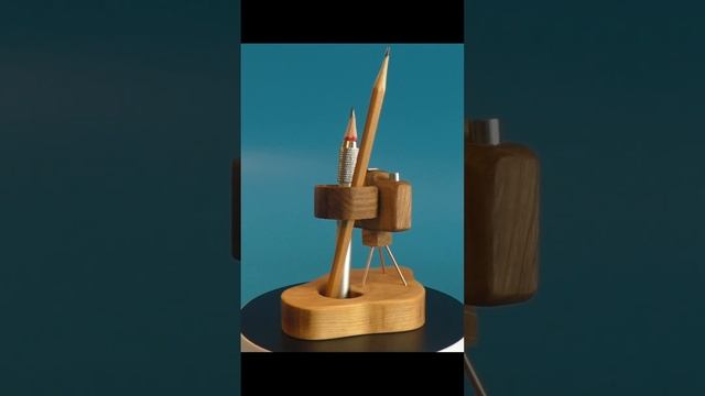 wooden camera pen stand DIY смотреть онлайн