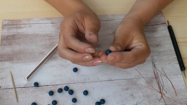 Blueberries From Polymer Clay / Черника из полимерной глины /  DIY Tsvoric
