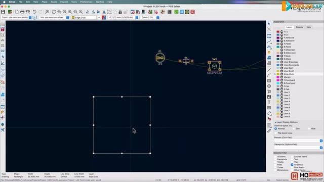 32 - 2 and 3 Outline and constraints edge cut and component placement смотреть онлайн