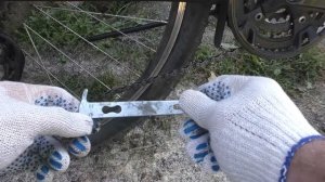 Как измерить растяжение цепи велосипеда