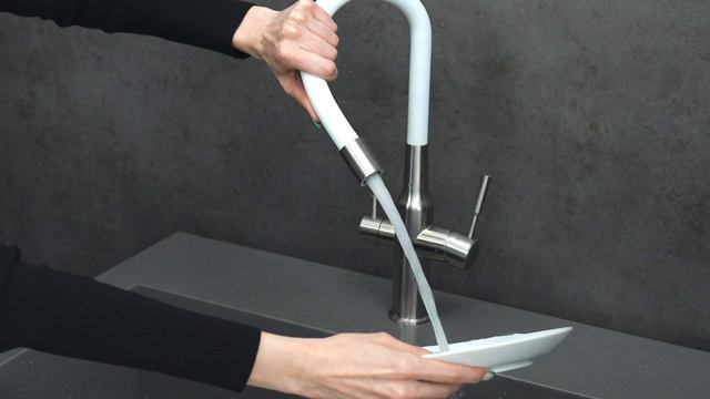 Смеситель Lemark Expert LM5083S-White для кухни с подключением к фильтру с питьевой водой смотреть онлайн