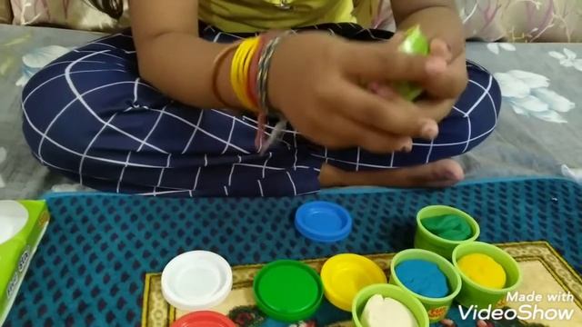 Palymer clay, Unboxing play dough, clay, play with mould clay! shivanshi Sharma! смотреть онлайн