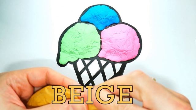 Membuat Es Krim dengan Play Doh - Pelajari Warna untuk Anak смотреть онлайн