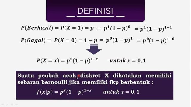 Sebaran Bernoulli смотреть онлайн
