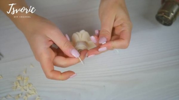 DIY simple flowers / ПРОСТЫЕ цветы для новогодних работ / DIY TSVORIC