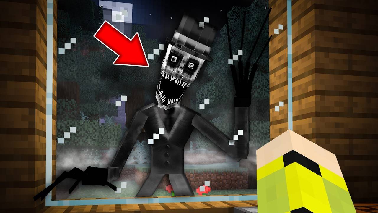 Я ВИЖУ ЕГО СИЛУЭТ В МАЙНКРАФТ... THE SILHOUETTE MINECRAFT смотреть онлайн