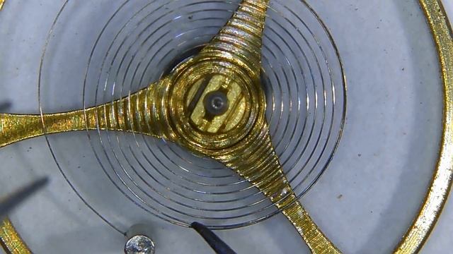 Правка спирали баланса Восток 2414А смотреть онлайн