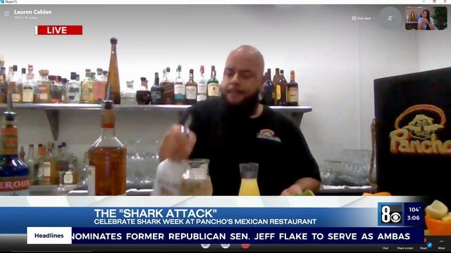 Pancho's Mexican Restaurant celebrates Shark Week with a new cocktail смотреть онлайн