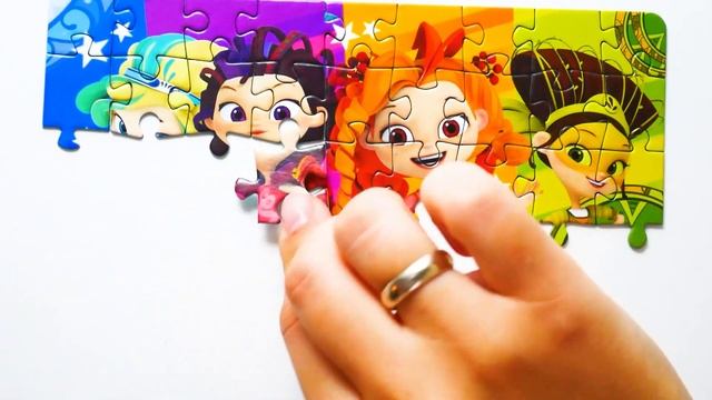 Сказочный Патруль Мультик Собираем Пазлы для Детей Раскрашка ТВ смотреть онлайн