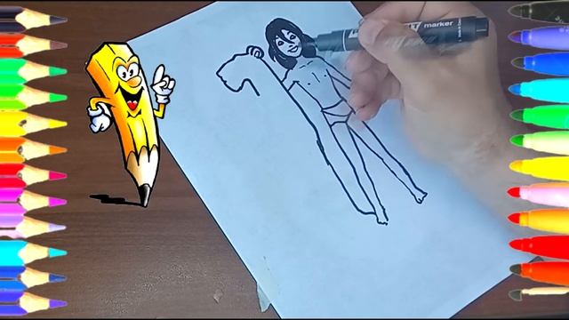 Рисуем Маугли смотреть онлайн