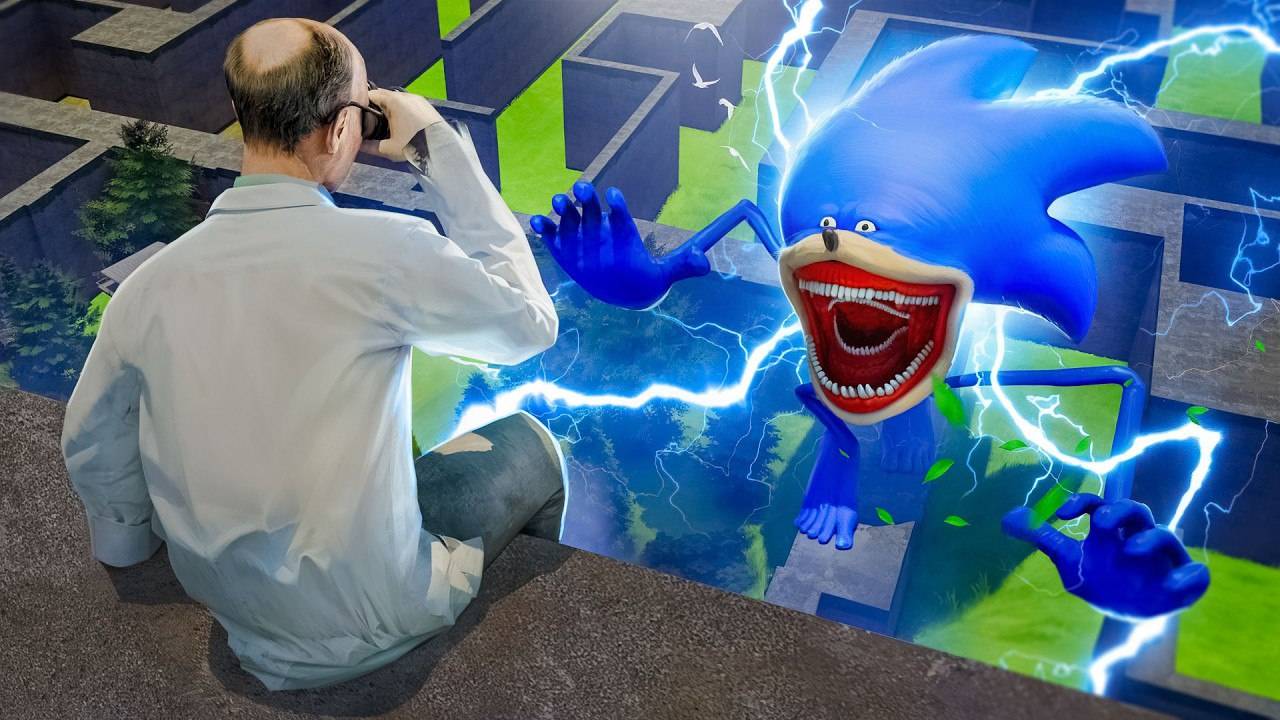 [DRЫNDA] 100 ИГРОКОВ В ЛАБИРИНТЕ ПРОТИВ СОНИКА ПОЖИРАТЕЛЯ в Garry's_mod