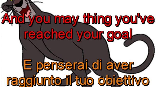 Jungle Song - Jungle's No Place For A Boy - Bagheera