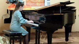 249044 Синицына Алёна, п.Лежнево, Аллеманда ре минор, Г.Гендель, Этюд №7 ор.68 Л.Шитте