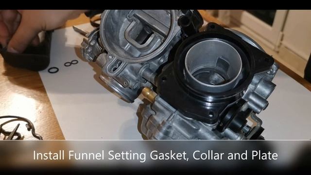 Carburetor Assembly Replace Gaskets And O-rings Africa Twin XRV750 RD07A