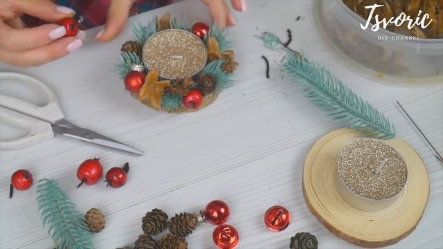 Small Candles / Маленькие подсвечники / DIY TSVORIC