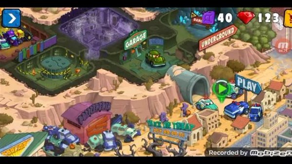 Car Eats car 3 music main menu and map